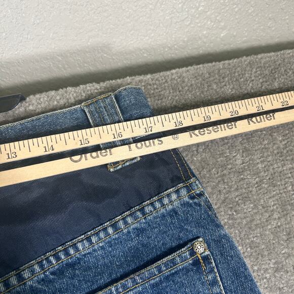 Vintage Boxx USA NY Jeans Baggy Carpenter Double Knee Rough Wear 34x32 Y2K - Picture 9 of 9